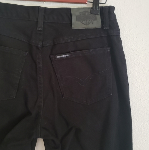 Harley Davidson Black Bootcut Jeans - Picture 6 of 9